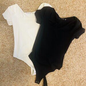 Abercrombie Square Neck Seamless Bodysuit